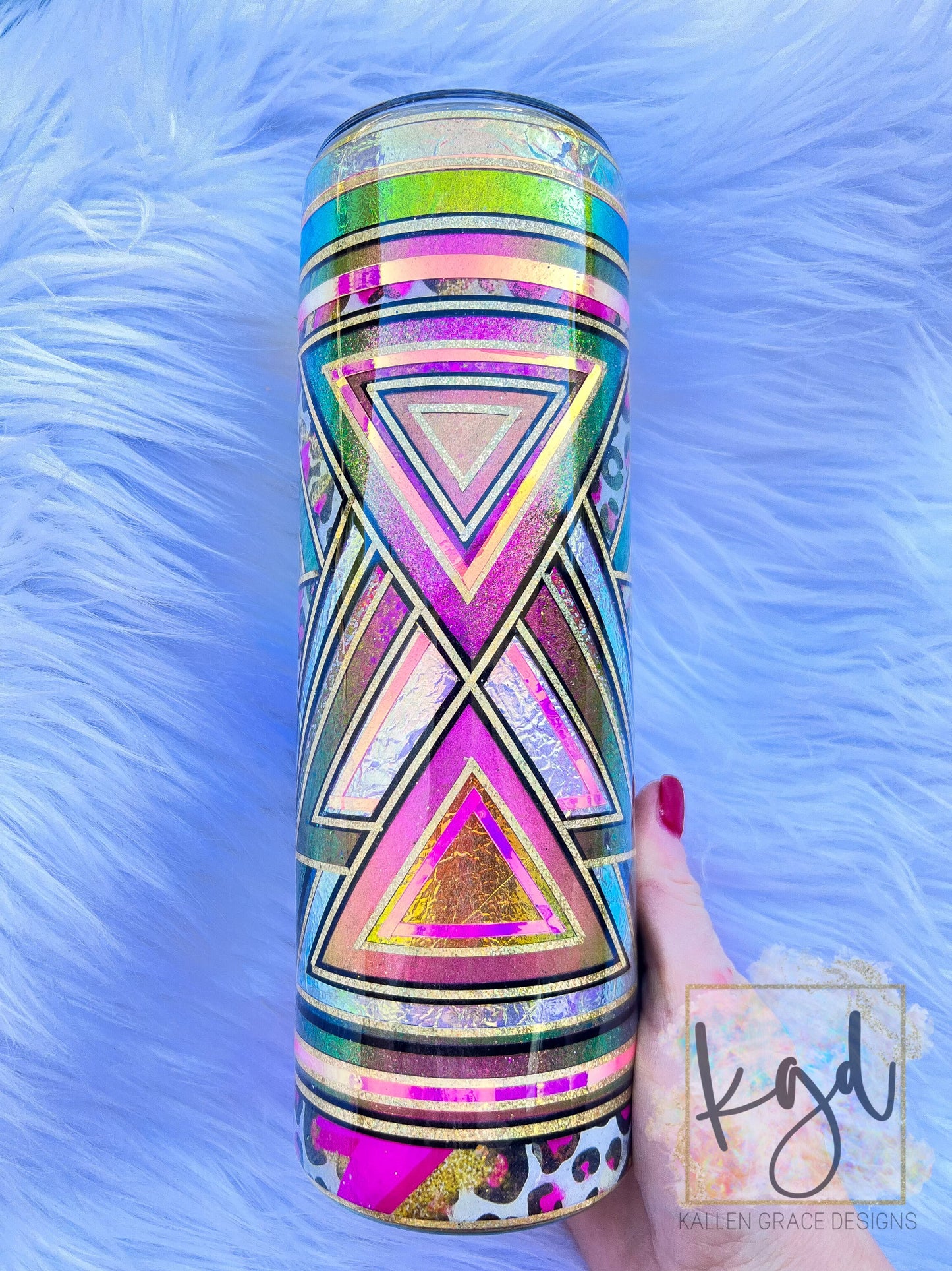 20oz Queen of Arrows Tumbler Template