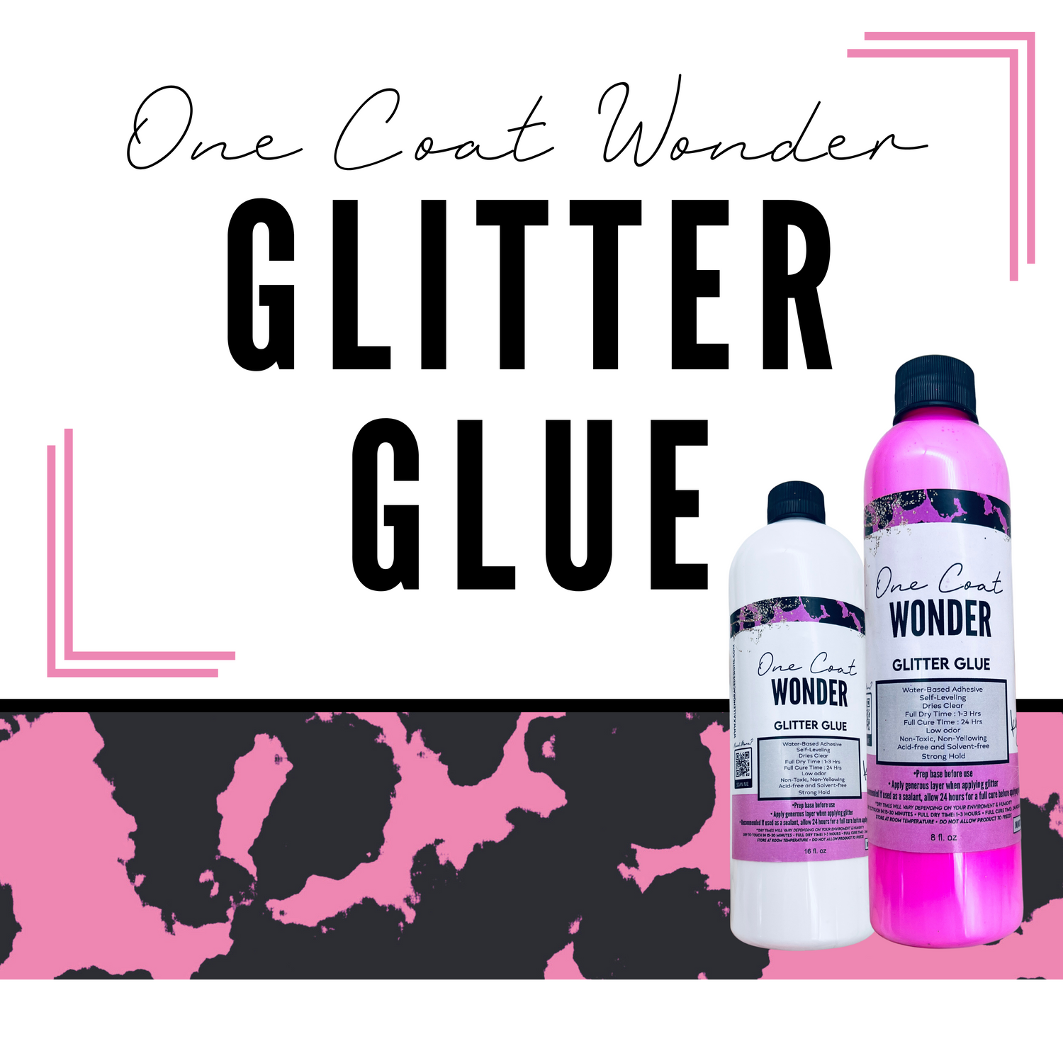 One Coat Wonder Glitter Glue