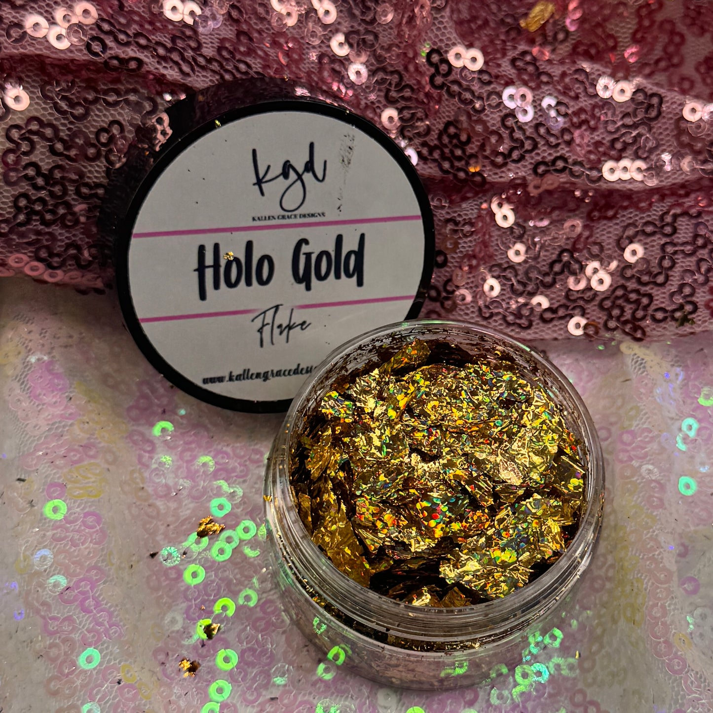 Holo Gold {Foil Flake}