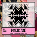 Danger Zone 20oz {Tumbler Template}