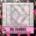 32oz Call Fowarded {Tumbler Template}