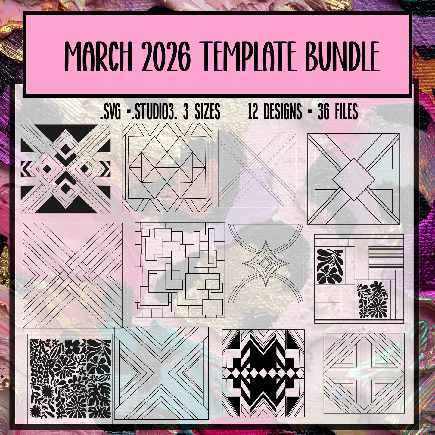 March 2026 Template Drop Bundle [$260  Value]