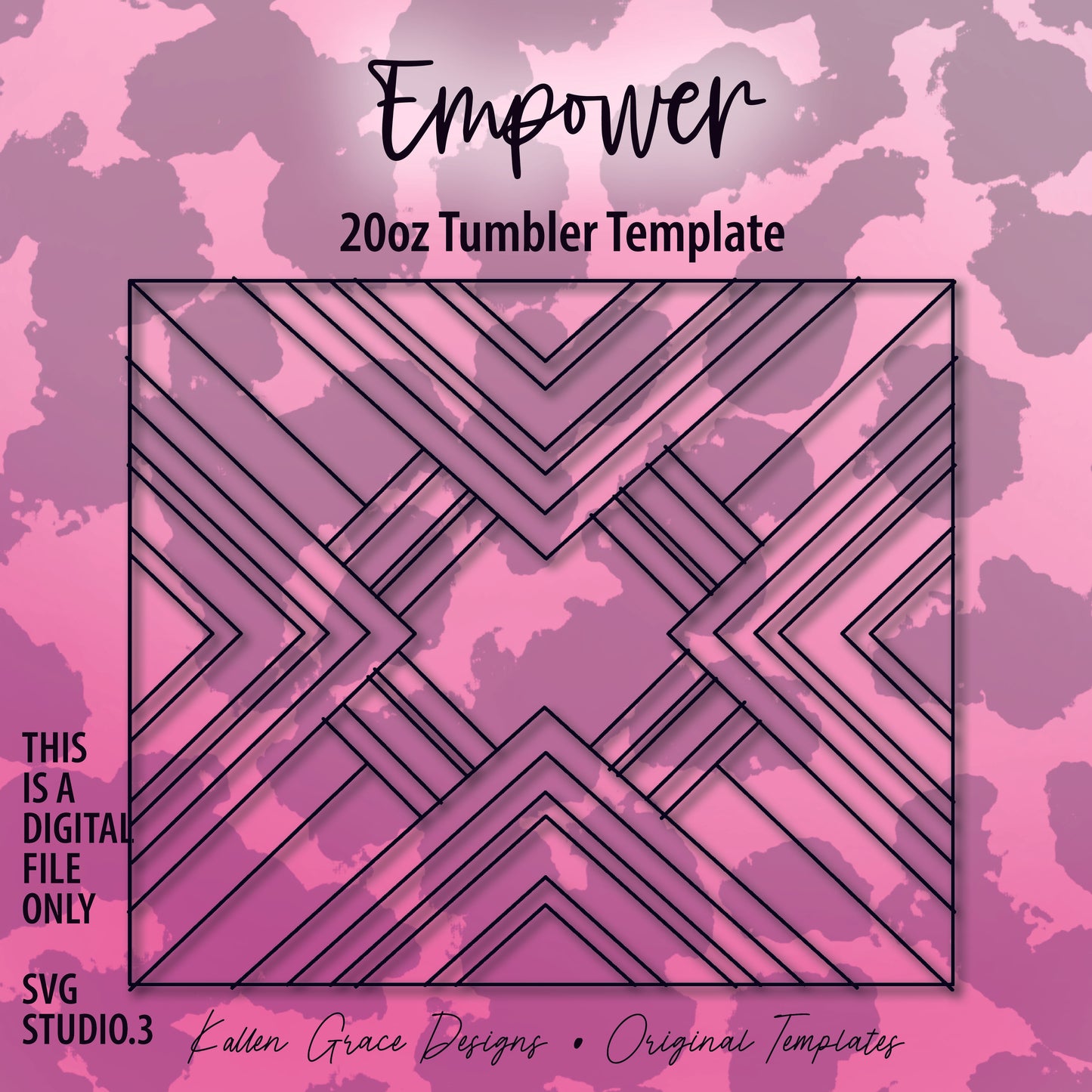 20oz Empower Tumbler Template