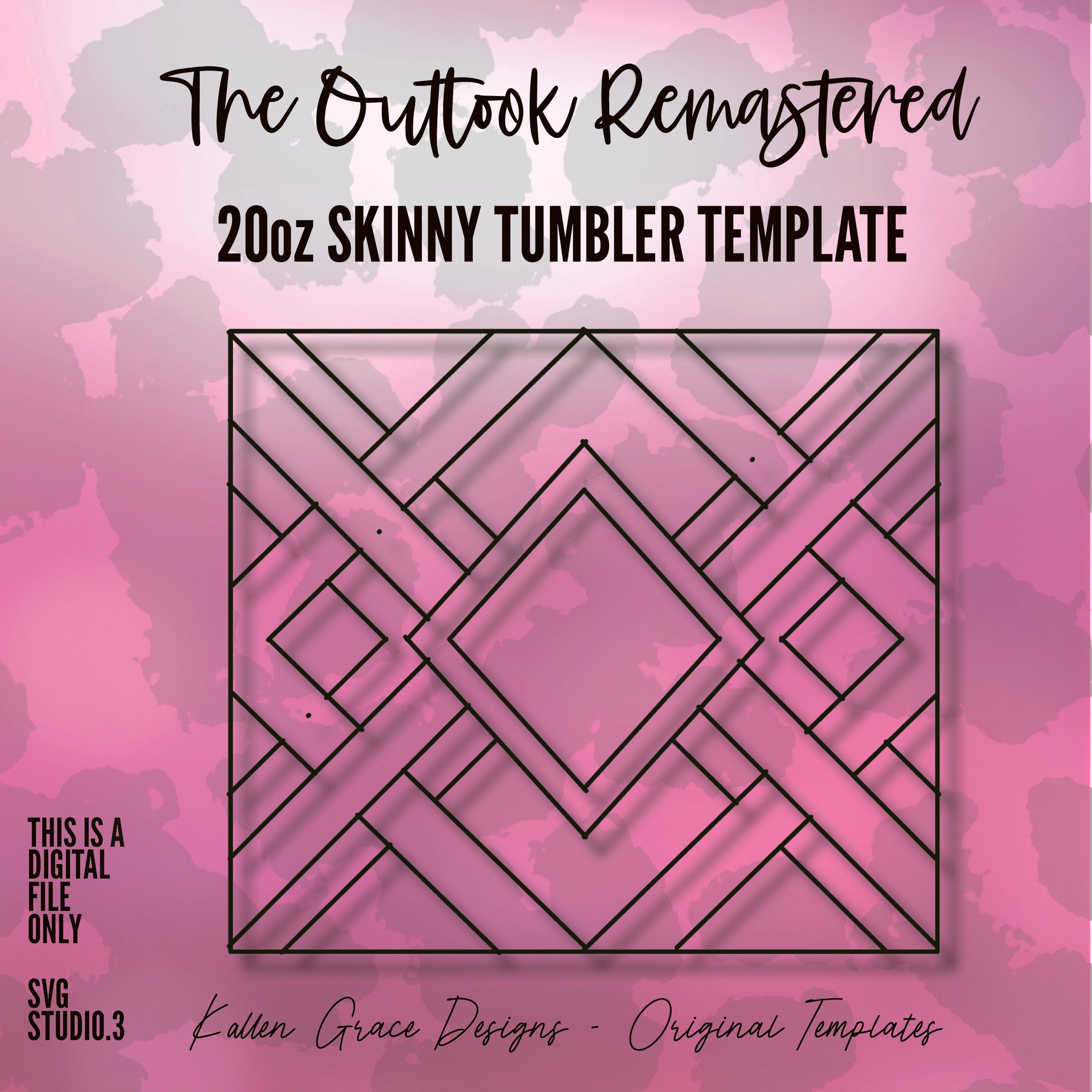 20oz Outlook Remastered Tumbler Template