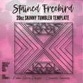 20oz Stained Freebird Tumbler Template