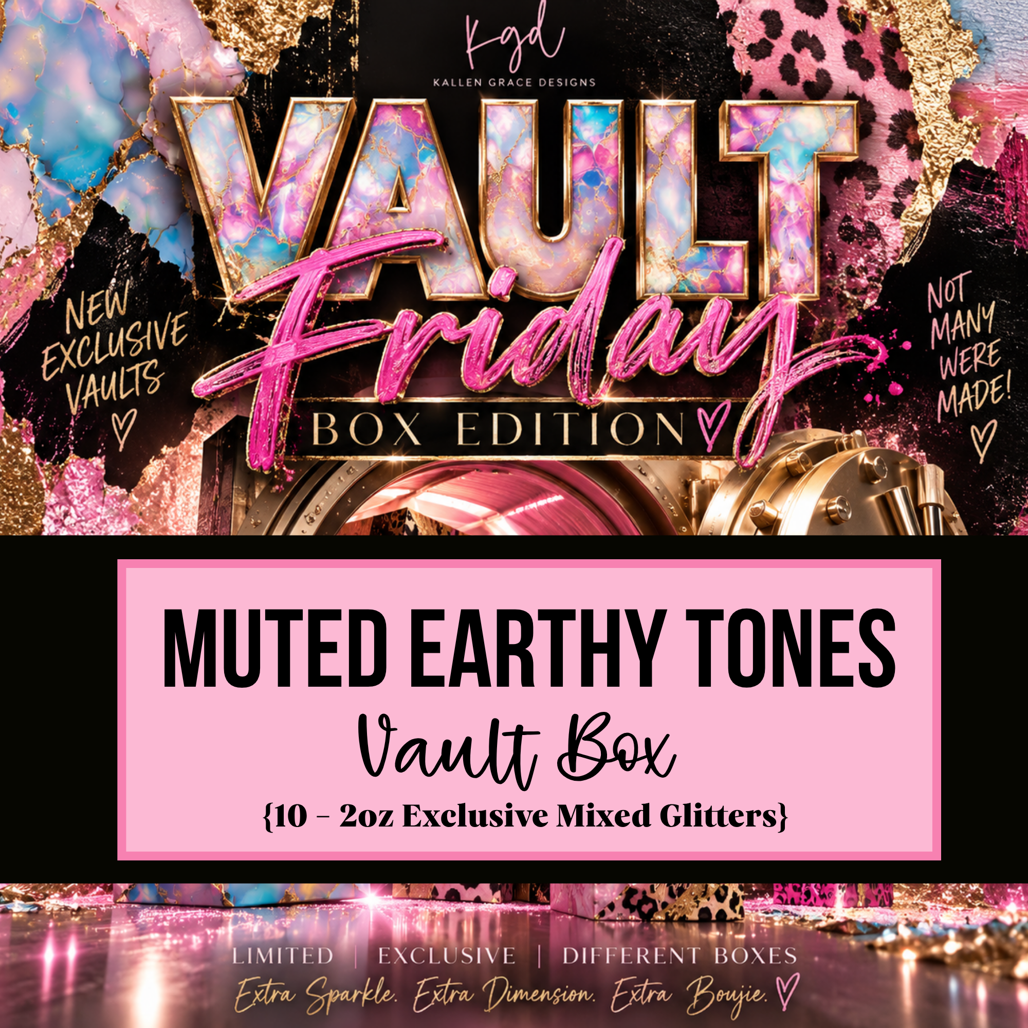 Muted Earthy Tones {10 Exclusive Vault Glitters}