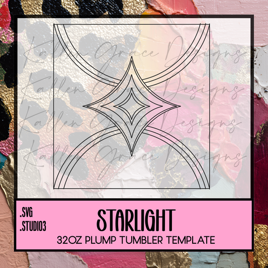 Starlight 32oz Plump {Tumbler Template}