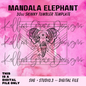 30oz Mandala Elephant {Tumbler Template}