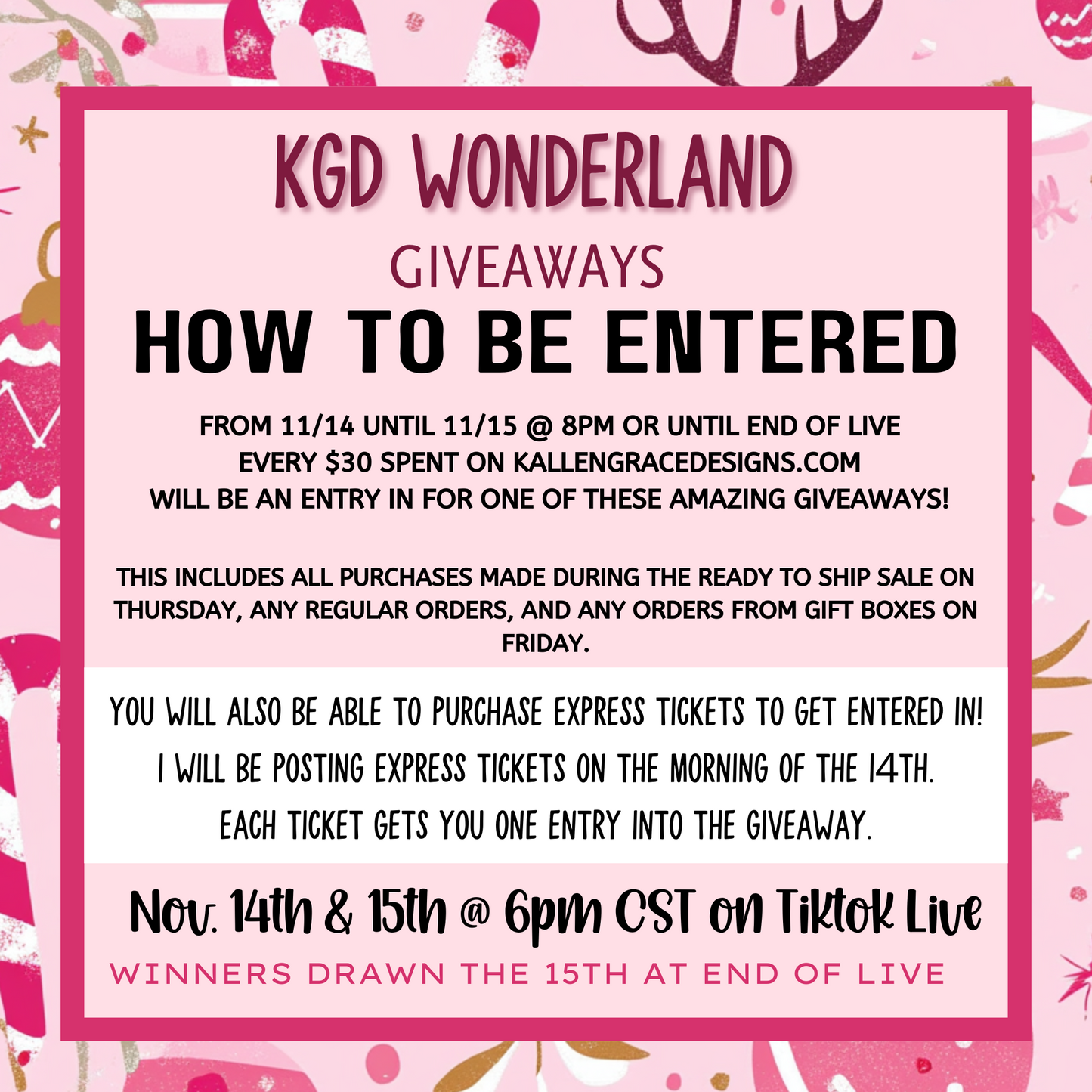 KGD Wonderland {EXPRESS TICKET}