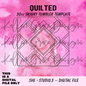 30oz Quilted {Tumbler Template}