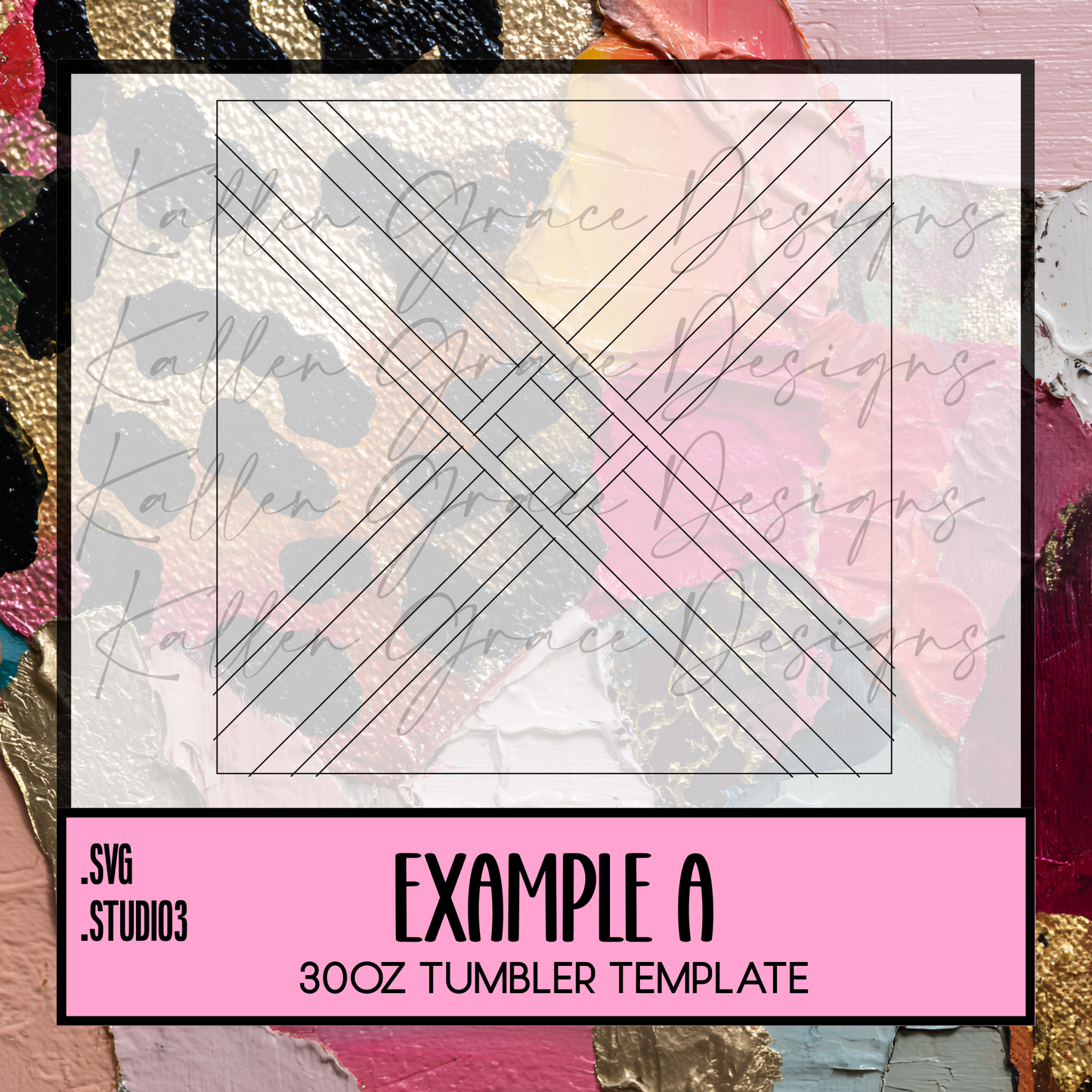 Example A 30oz  {Tumbler Template}