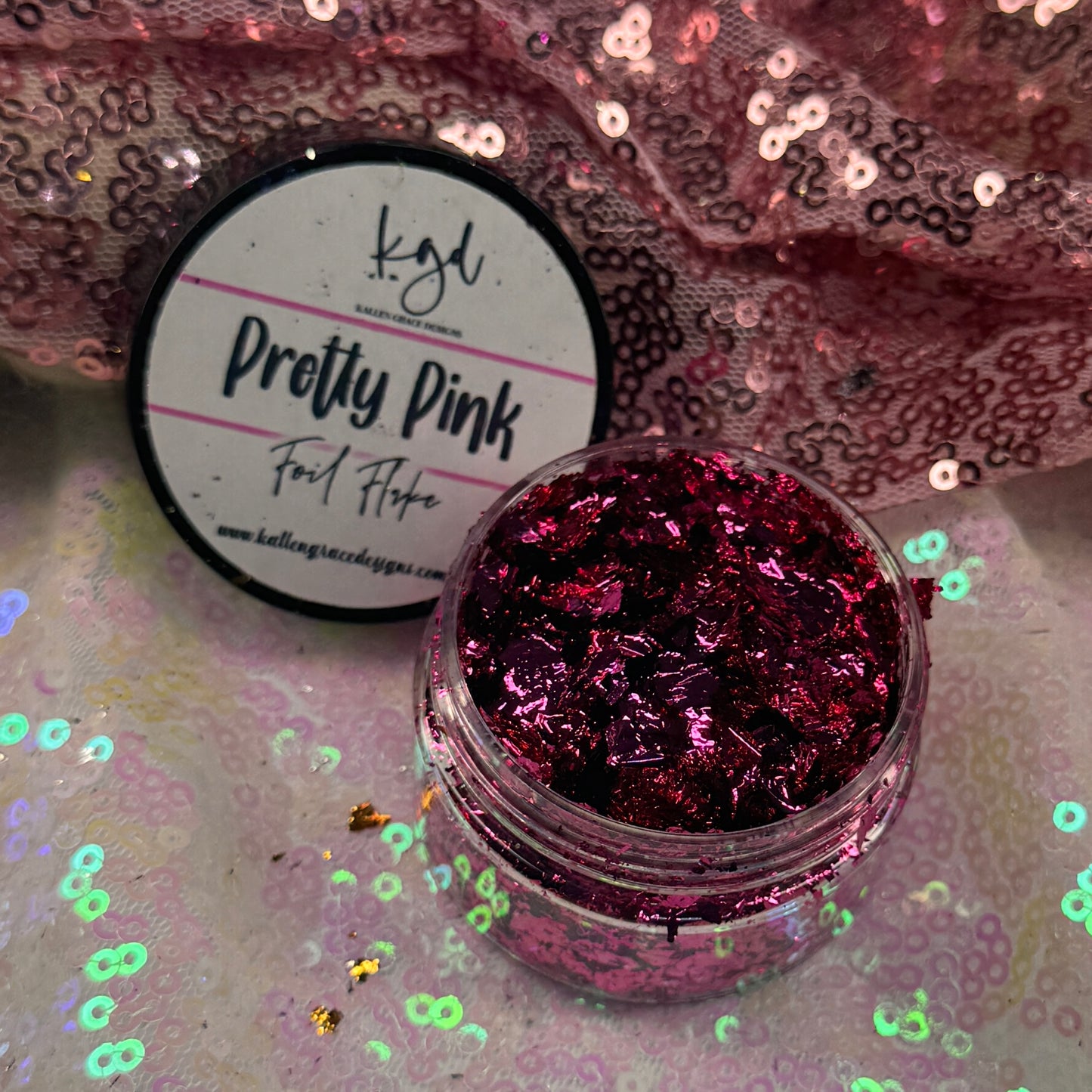 Pretty Pink {Foil Flake}