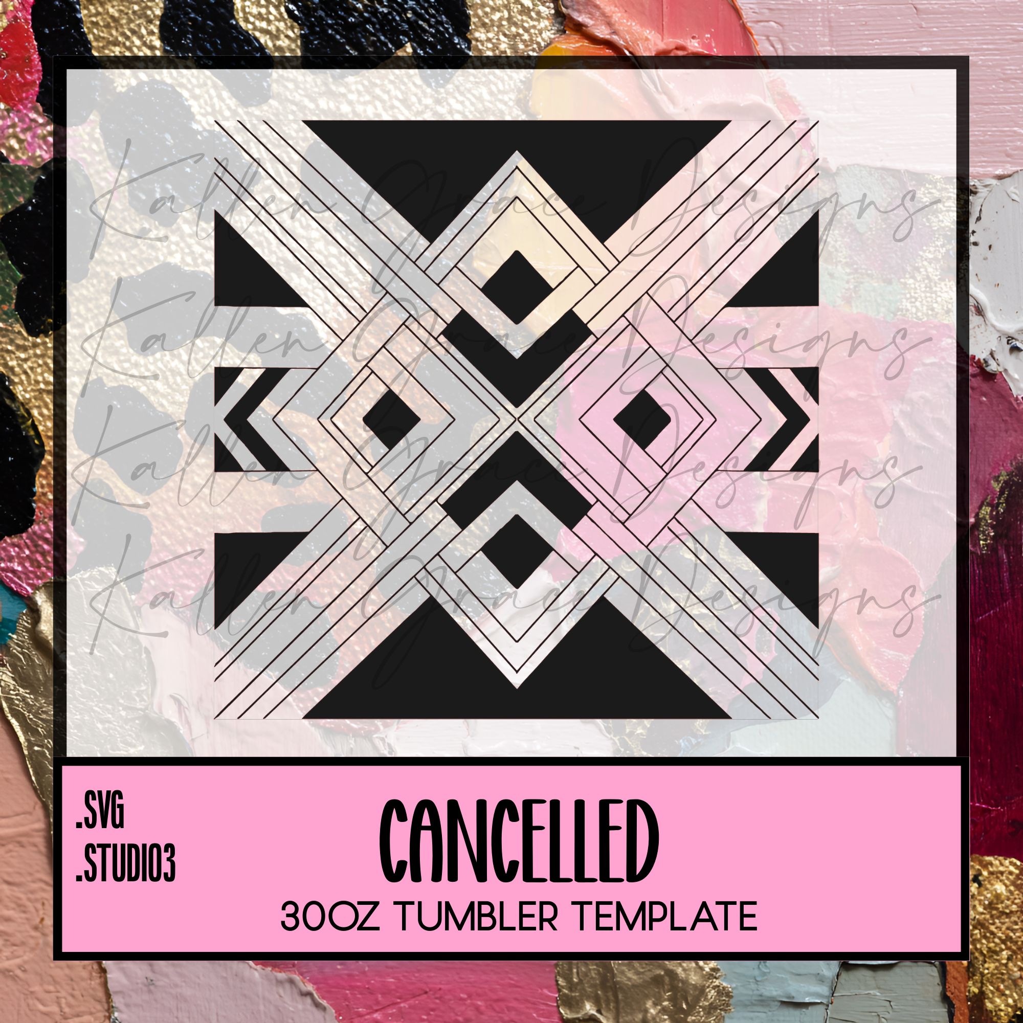 Cancelled 30oz {Tumbler Template}