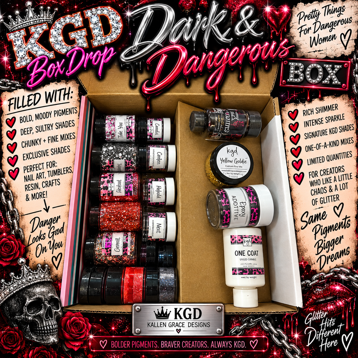 Dark & Dangerous Box {BOX DROP} ONLY ONE!!