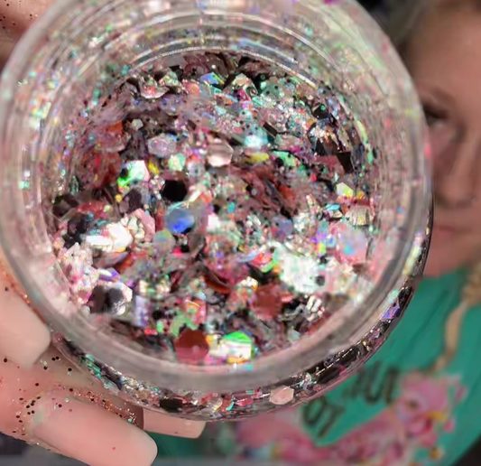 Welcome to the Pink Side {VAULT GLITTER MIX 11/21}