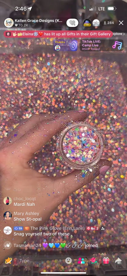 No Opal-ogies {VAULT GLITTER MIX 9/12}