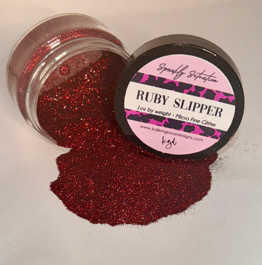 RUBY SLIPPER {Sparkle Situation Micro-Glitter}