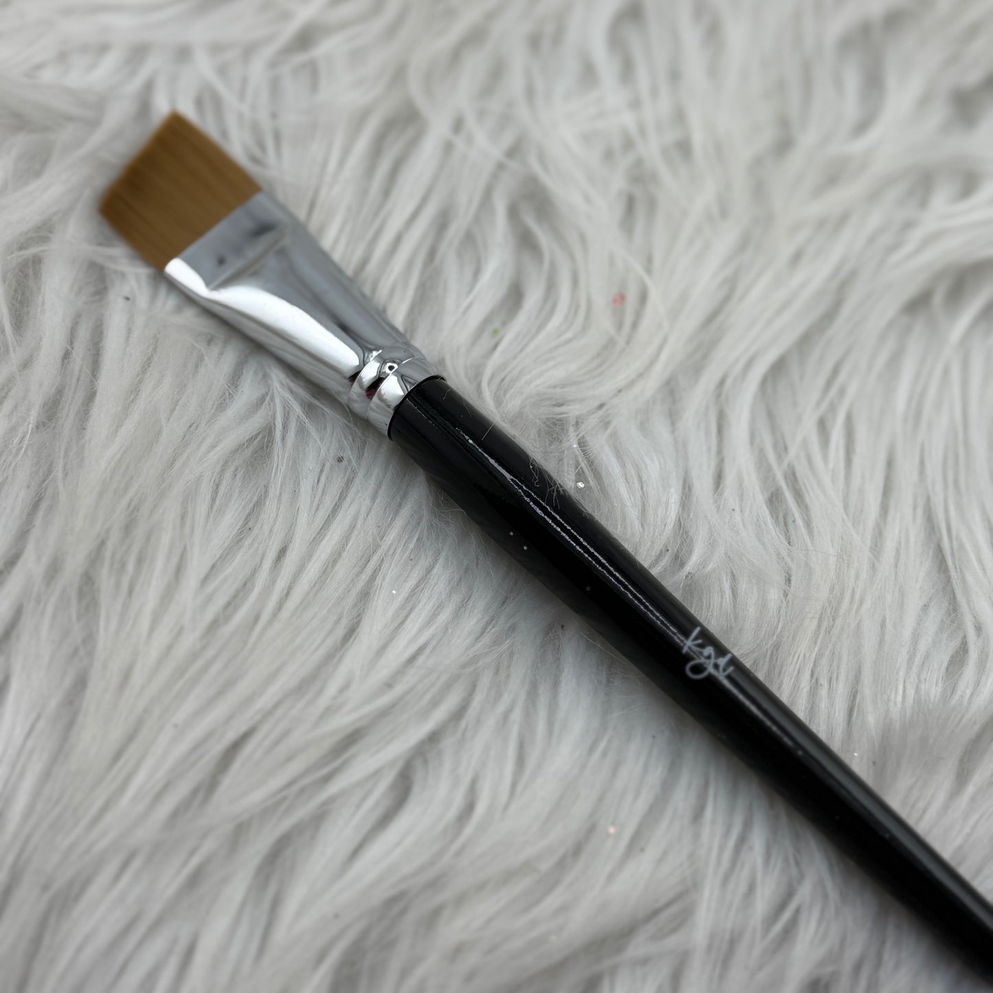 Flathead Angle Brush {Black w/ Logo}