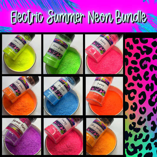 Electric Summer Neon Glitter Bundle {Fine}