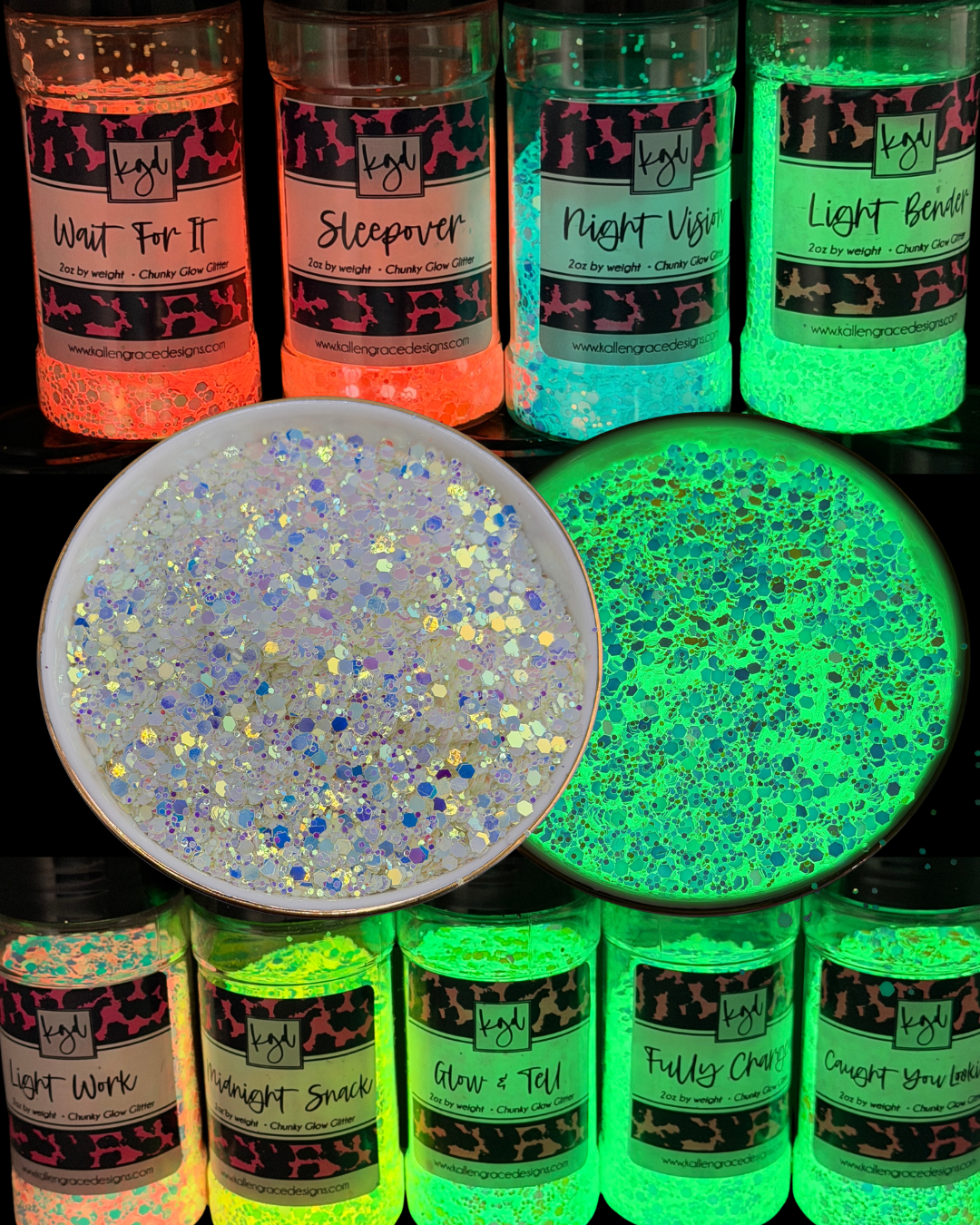 Caught You Looking {Chunky Glow Glitter}