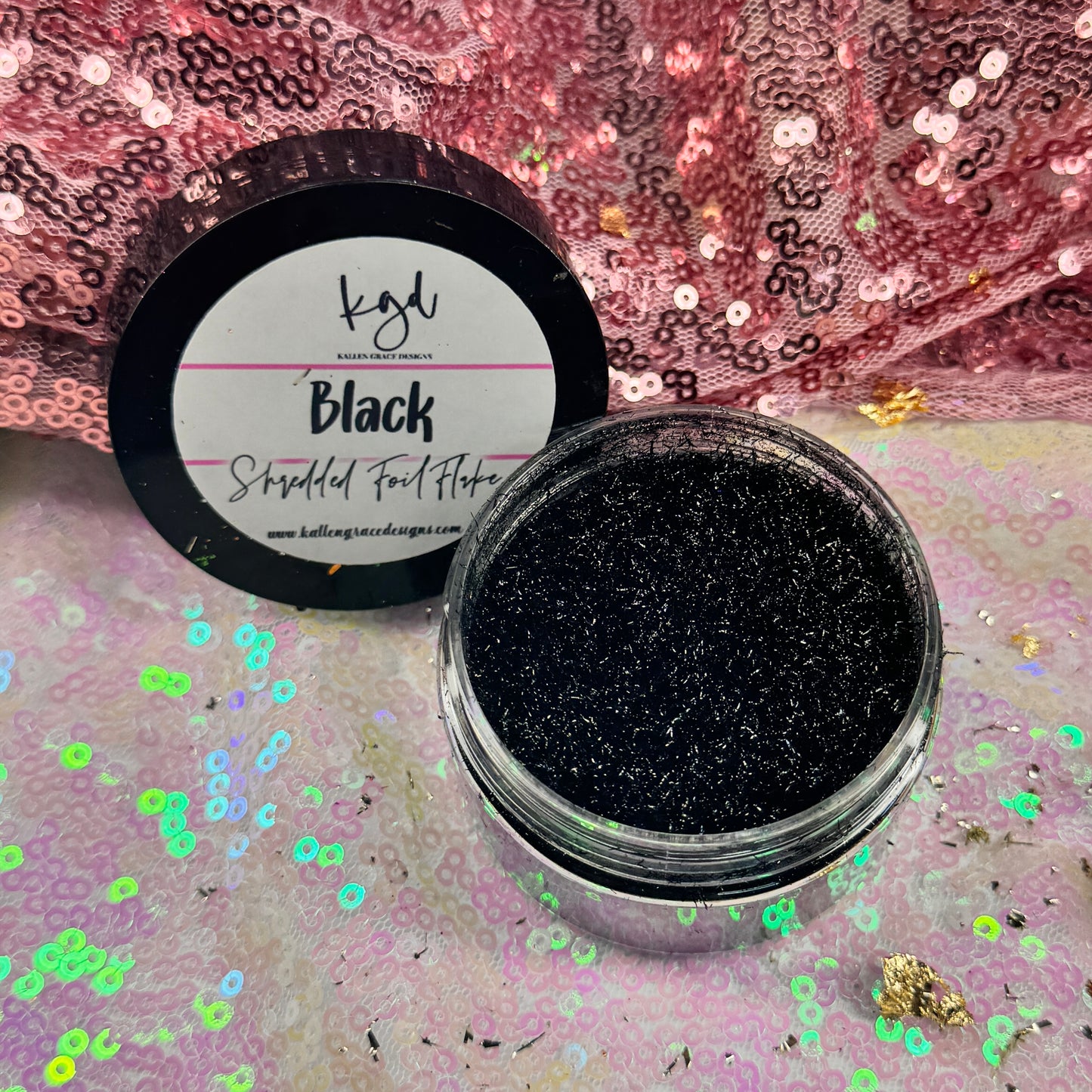 Black (Shredded Foil Flake)