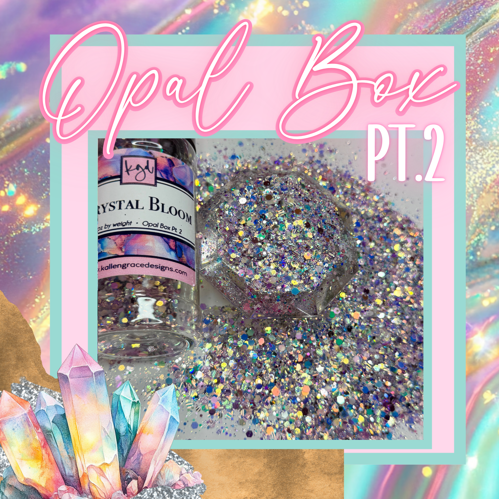 Opal Project Box PART 2 INDIVIDUALS AVAILABLE - USE DROP DOWN {READ DESCRIPTION}