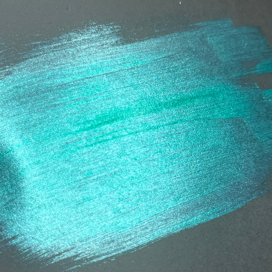 Polished Jade Shimmer {Dylusions Paint}