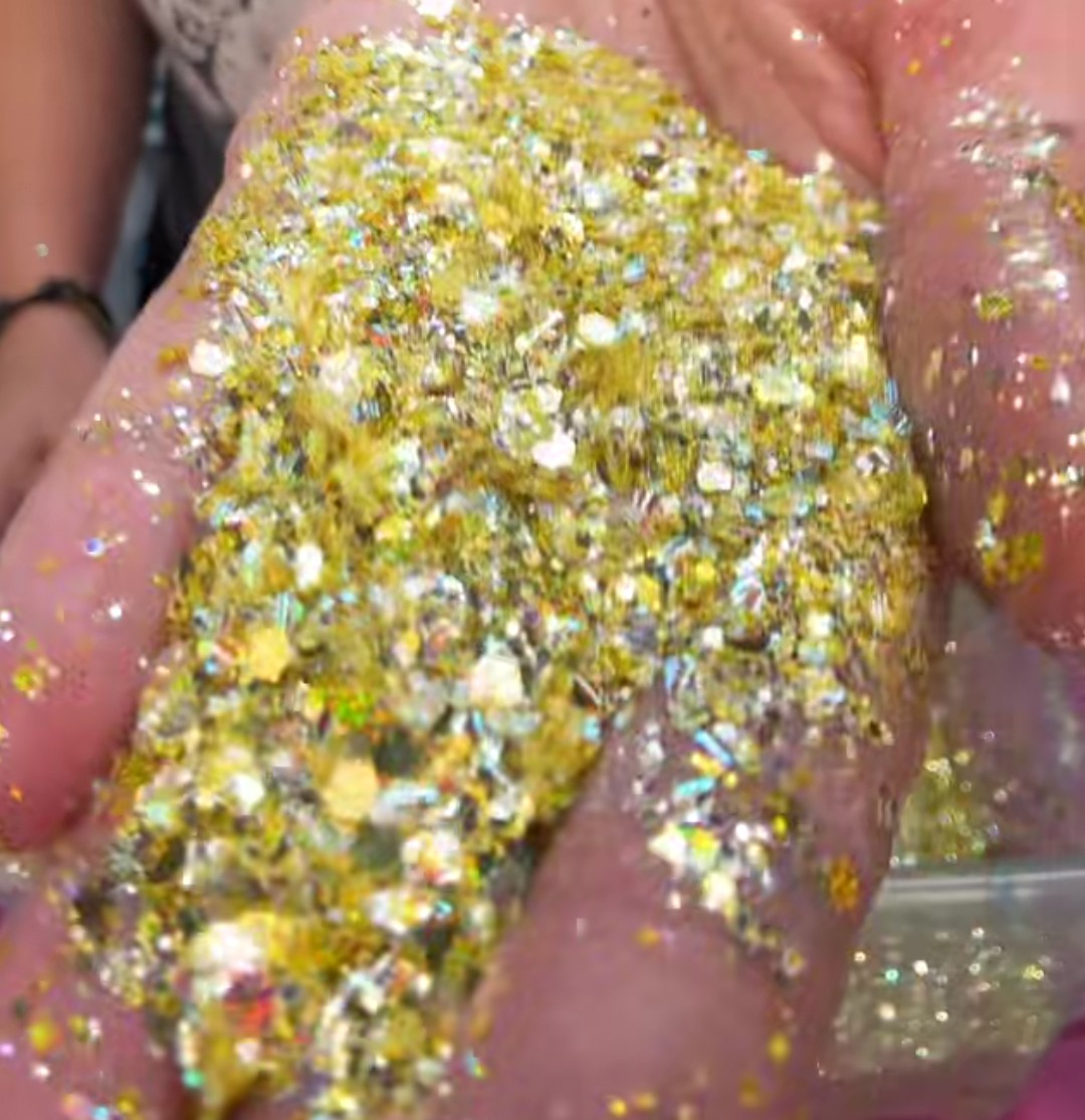 Lemon Slushie {VAULT GLITTER MIX 11/14}