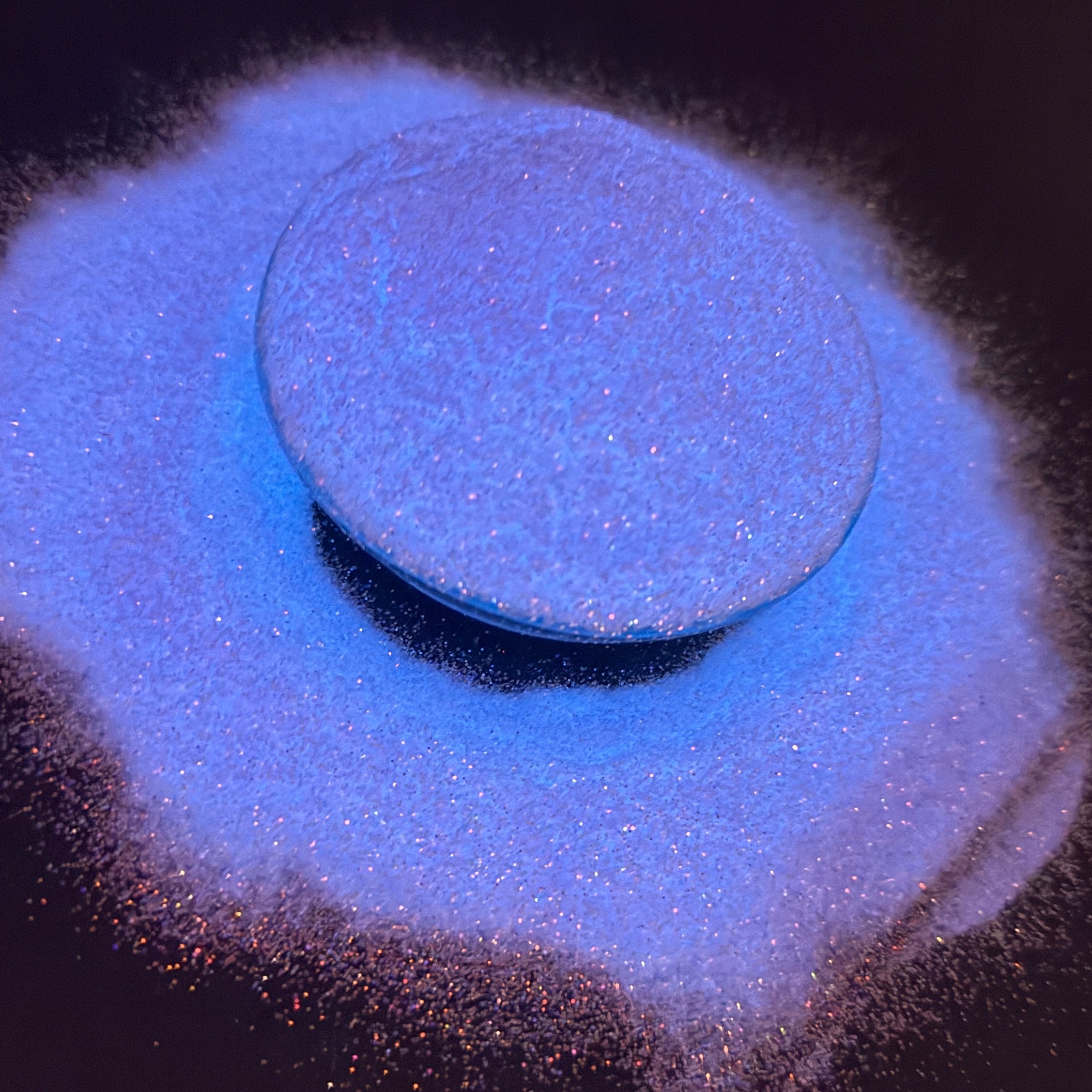 Purple Glow Blue {Fine Glow Glitter}
