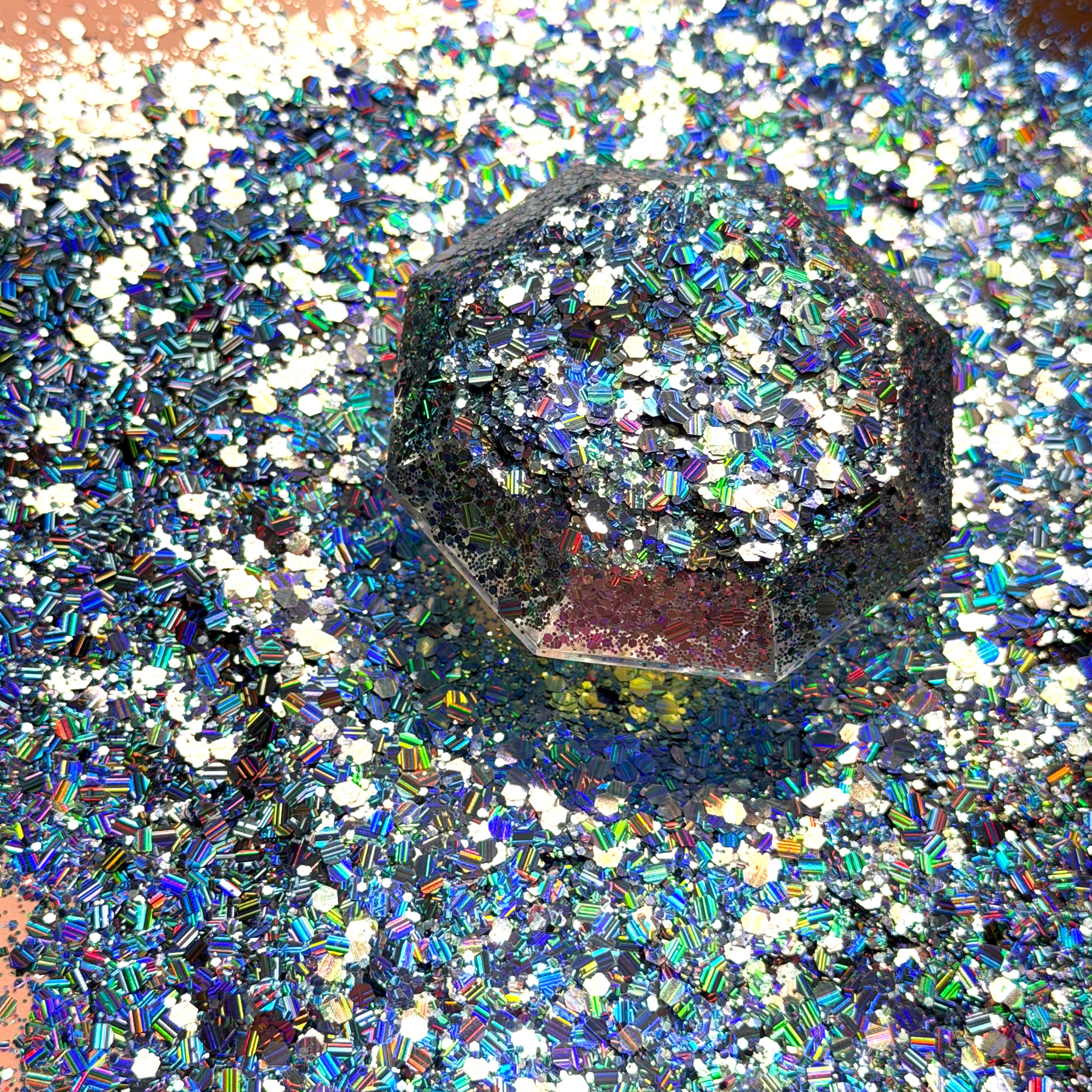 Stormglass {Chunky Striped Holographic}