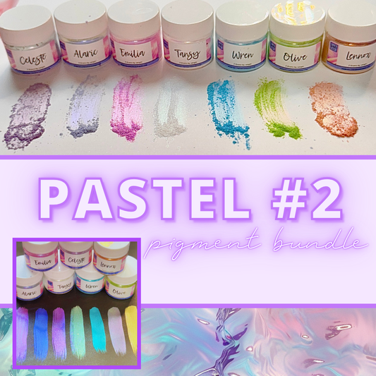 Pastel Pigment Bundle #2 {7 Colors -3 Grams}