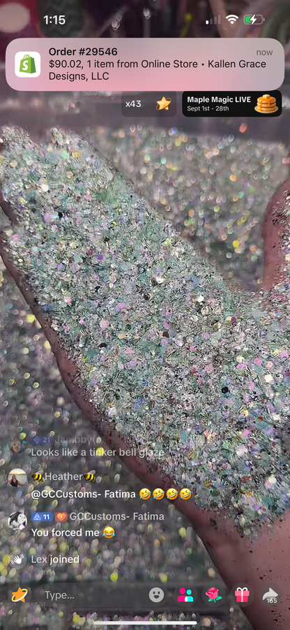 Dew Me {VAULT GLITTER MIX 9/12}