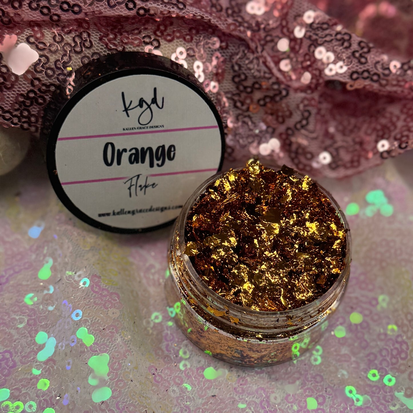 Orange {Foil Flake}