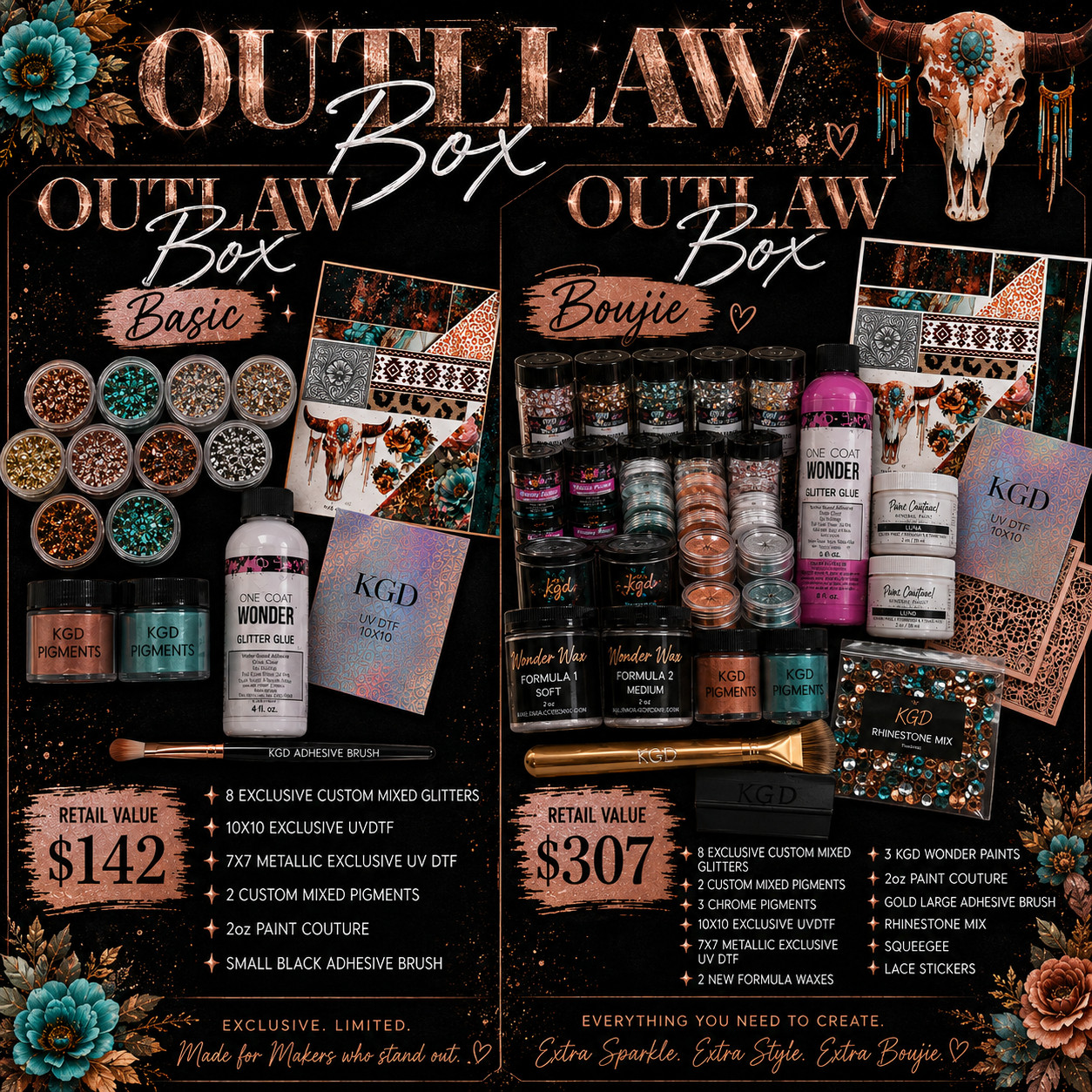 OUTLAW Project Box {CHOOSE SIZE}