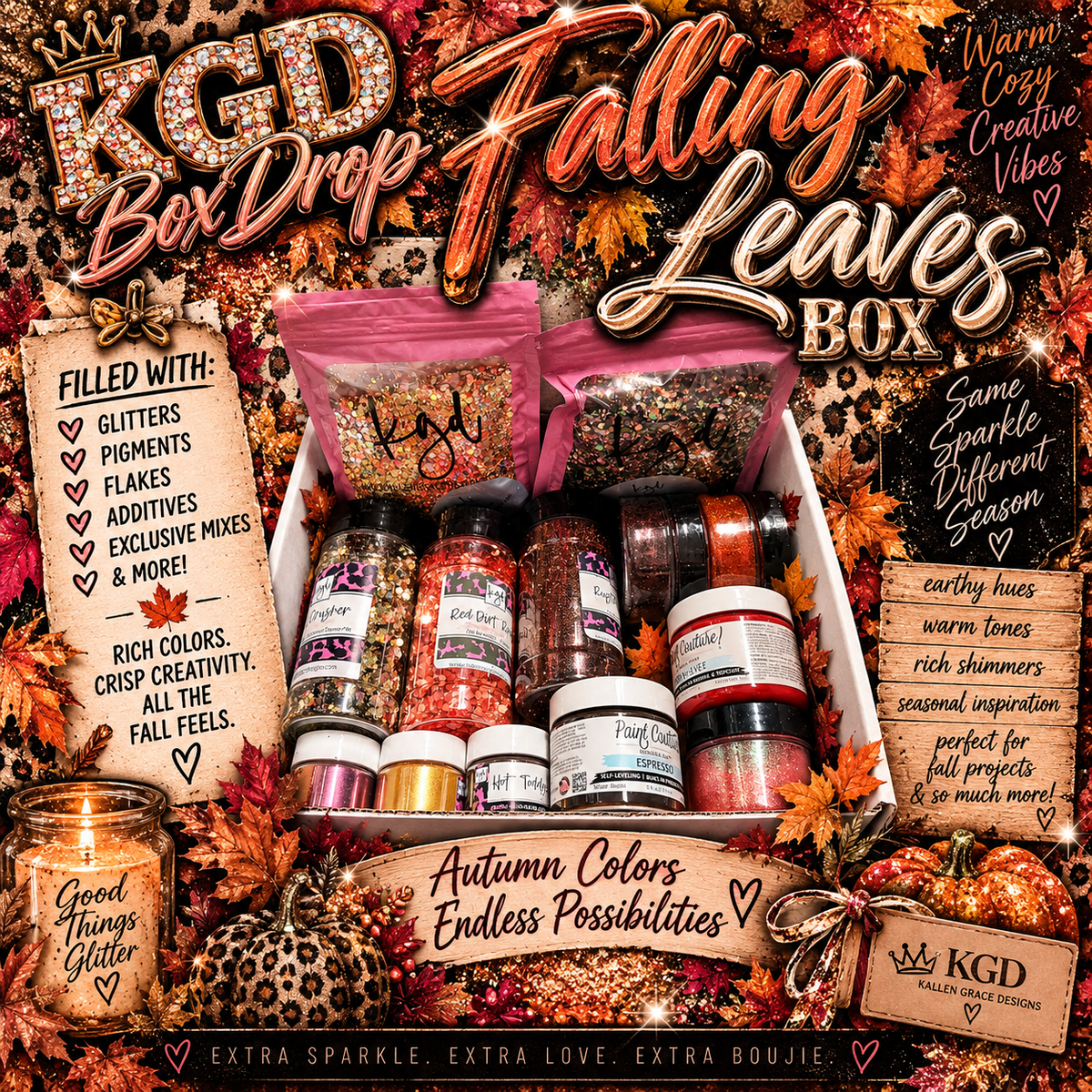 Falling Leaves Box {BOX DROP} ONLY ONE!!!
