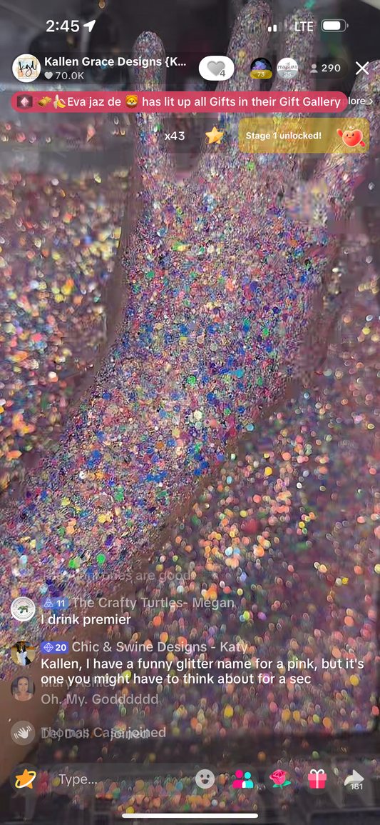 No Opal-ogies {VAULT GLITTER MIX 9/12}