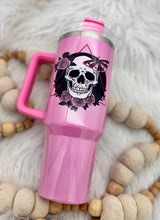 Load image into Gallery viewer, #88-- {RTS} Tumbler // 40oz Pink Handle
