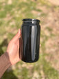 Black Glass Cans