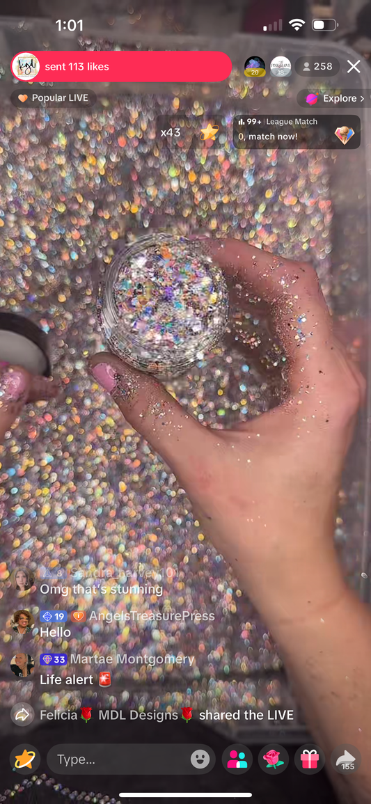 Opal Salad {VAULT GLITTER MIX 9/12}
