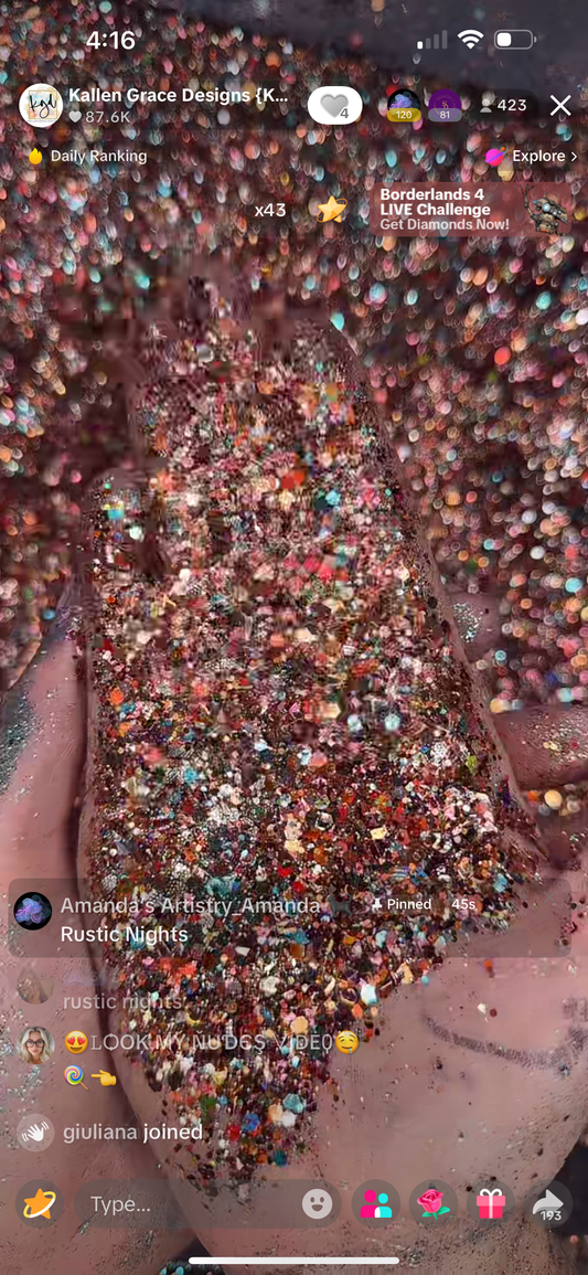 Rustic Nights {VAULT GLITTER MIX 9/12}