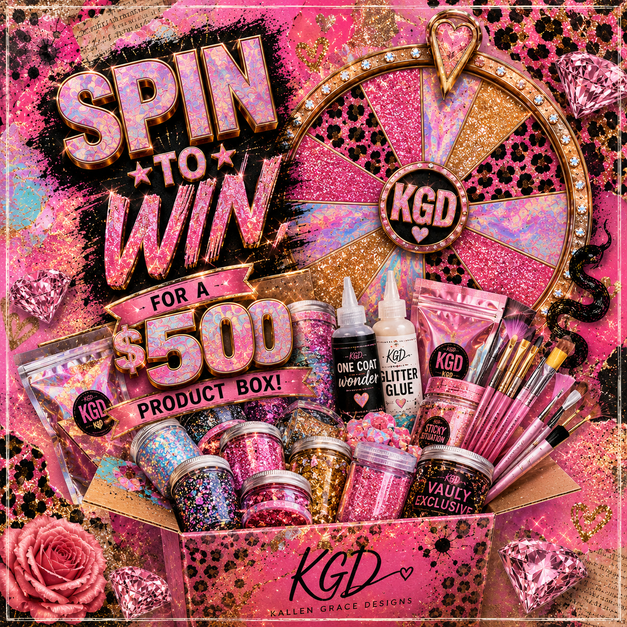 $500 PRODUCT BOX // SPIN TO WIN ENTRIES (READ DESCRIPTION) (Copy)