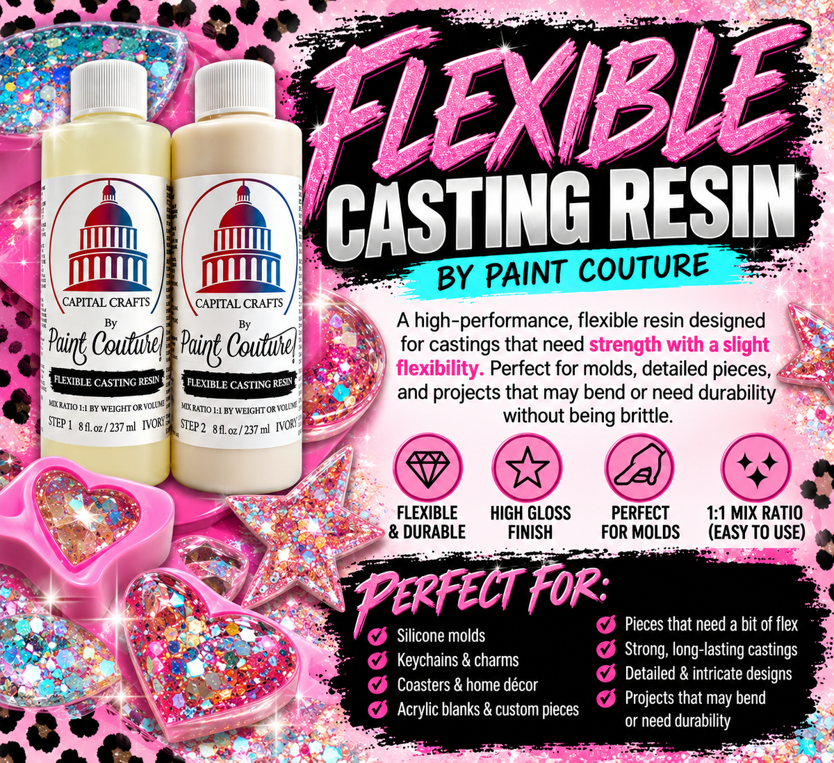 Flexible Rapid Casting Resin {Paint Couture}