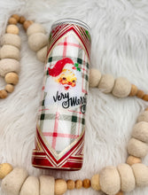 Load image into Gallery viewer, #24-- {RTS} Tumbler // 30oz Very Merry Freehand
