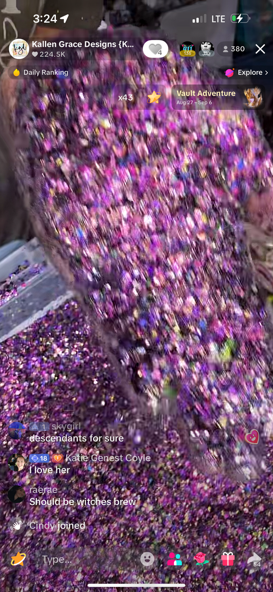 What the spell {VAULT GLITTER MIX 9/4}