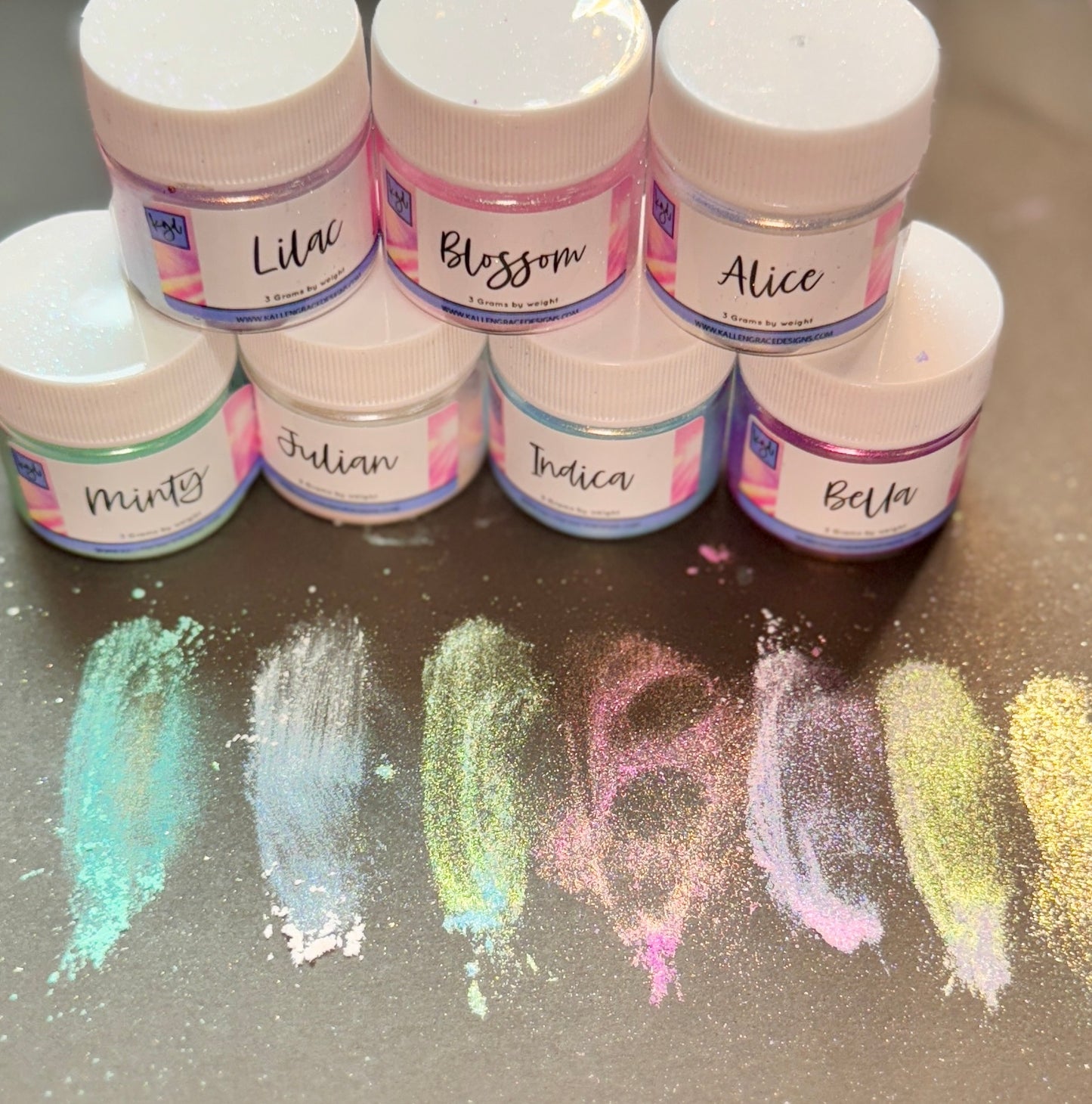 REVAMPED OG Pastel Pigment Bundle #1 {7 Colors -3 Grams}