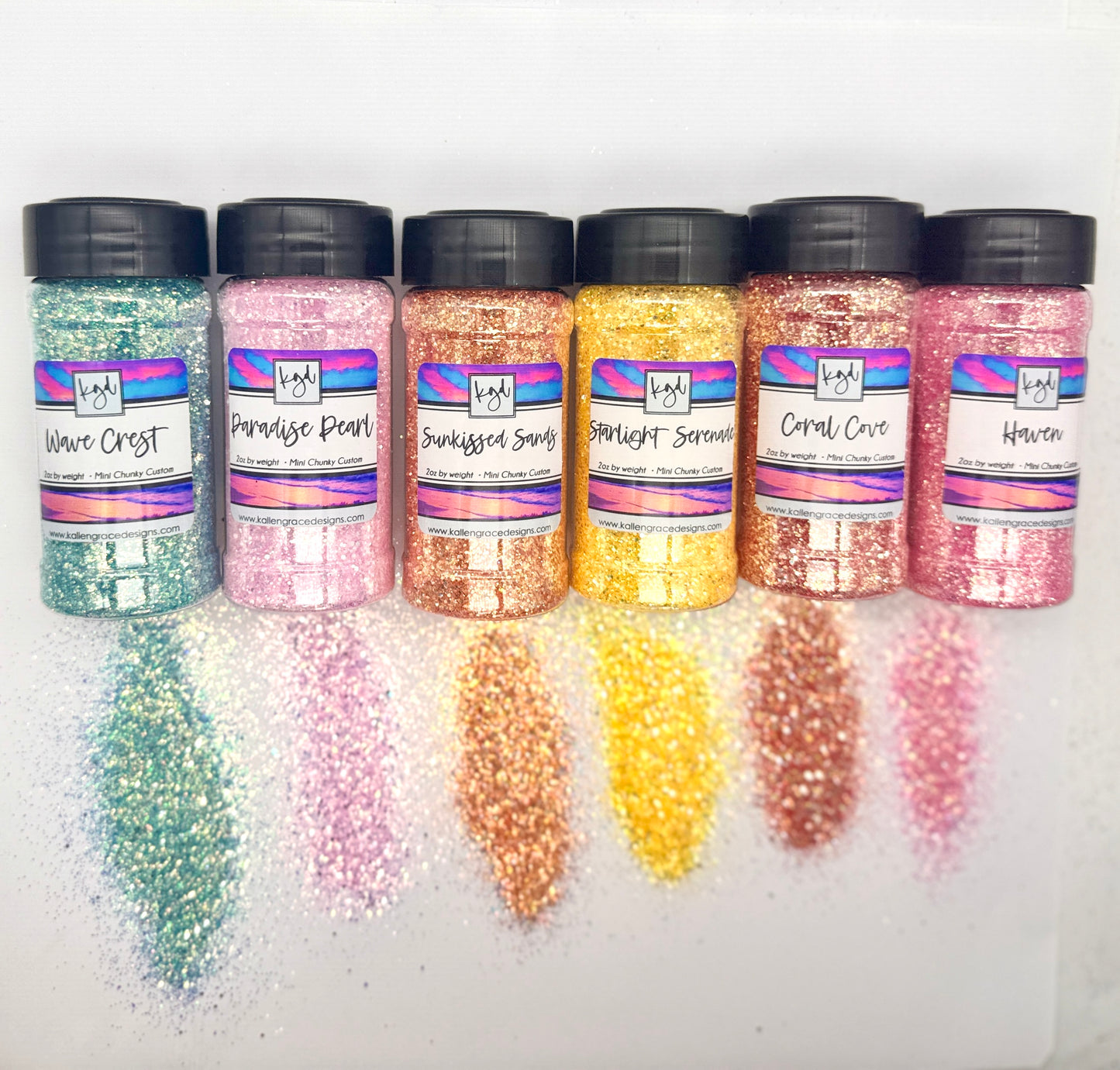 Pastel Sunset Glitter Bundle {Mini Chunk Custom Mix}