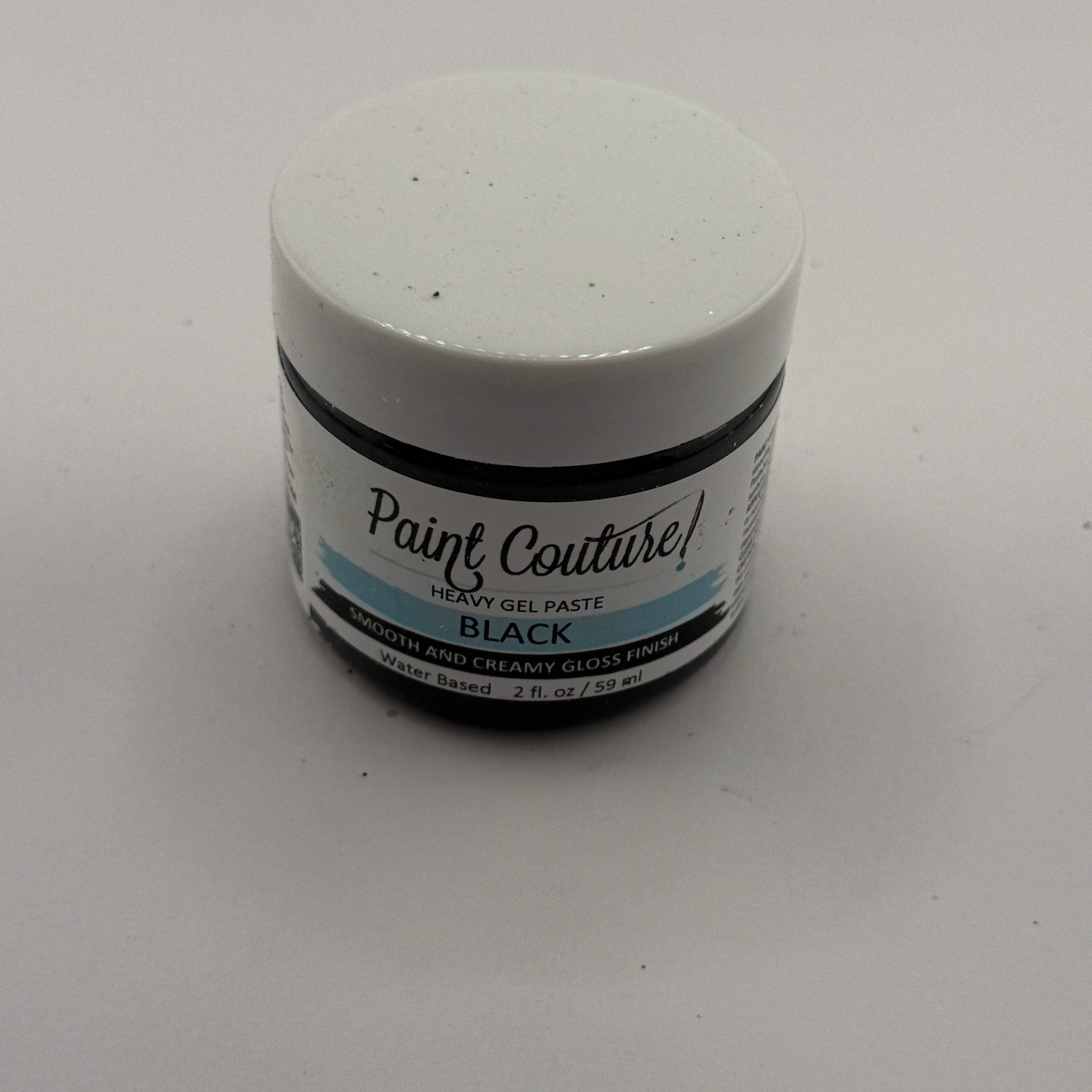 Heavy Gel Paste - Black  {Paint Couture} 2oz