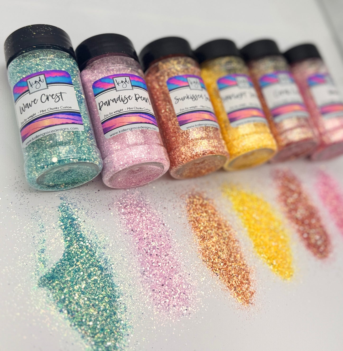 Pastel Sunset Glitter Bundle {Mini Chunk Custom Mix}