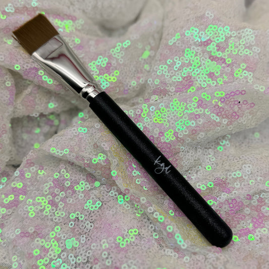 Flathead Brush {Black w/ Logo}