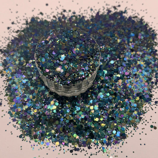 Rabbit Hole {Chunky Oilslick Glitter}